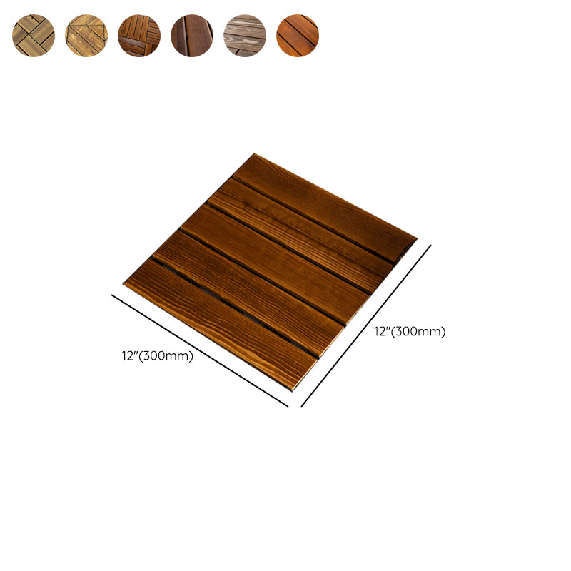 Tradition Water Resistant Floor Tile Smooth Click Lock Pine Wood for Living Room Clearhalo 'Flooring 'Hardwood Flooring' 'hardwood_flooring' 'Home Improvement' 'home_improvement' 'home_improvement_hardwood_flooring' Walls and Ceiling' 7100638