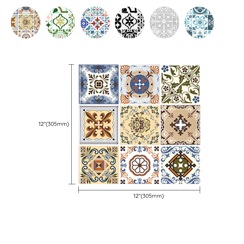 Plastic Peel & Stick Mosaic Tile Square Waterproof Peel and Stick Backsplash Clearhalo 'Flooring 'Home Improvement' 'home_improvement' 'home_improvement_peel_stick_blacksplash' 'Peel & Stick Backsplash Tile' 'peel_stick_blacksplash' 'Walls & Ceilings' Walls and Ceiling' 7100676