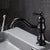 Vintage Bathroom Tube Faucet One Handle Flush Mount Bathtub Faucet Black 9" Clearhalo 'Bathroom Remodel & Bathroom Fixtures' 'Bathtub Faucets' 'bathtub_faucets' 'Home Improvement' 'home_improvement' 'home_improvement_bathtub_faucets' 7100882