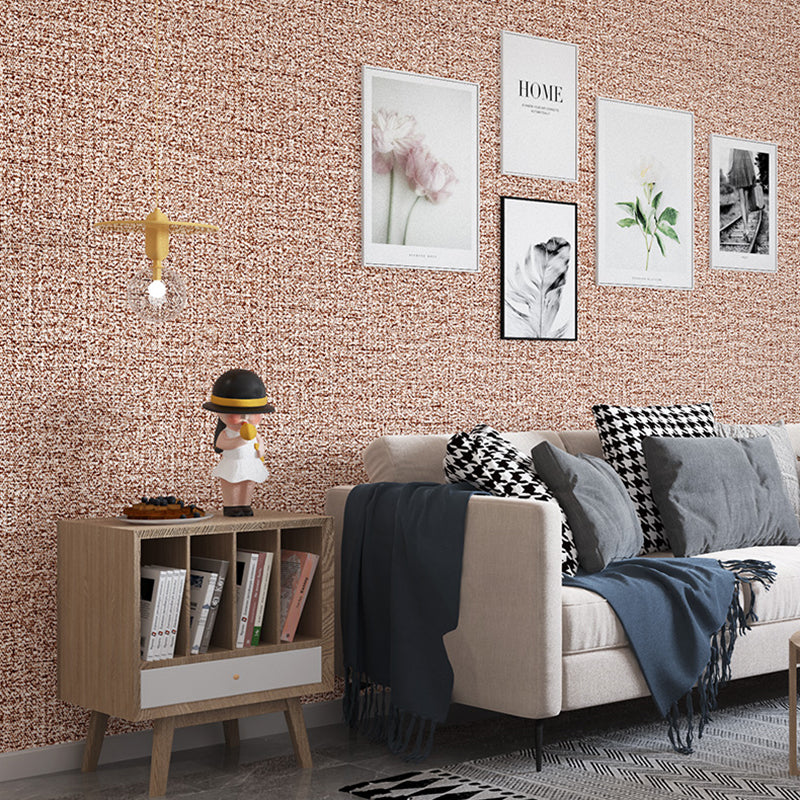 Water Proof Pearl Wainscoting PVC Wall Access Panel Peel and Stick Foam Baseboard Light Coffee Linen Clearhalo 'Flooring 'Home Improvement' 'home_improvement' 'home_improvement_wall_paneling' 'Wall Paneling' 'wall_paneling' 'Walls & Ceilings' Walls and Ceiling' 7100920