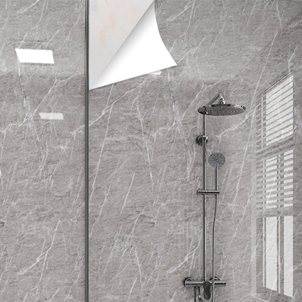 Marbling Peel & Stick Tile Stain Resistant Single Tile for Bathroom Backsplash Clearhalo 'Flooring 'Home Improvement' 'home_improvement' 'home_improvement_peel_stick_blacksplash' 'Peel & Stick Backsplash Tile' 'peel_stick_blacksplash' 'Walls & Ceilings' Walls and Ceiling' 7100931