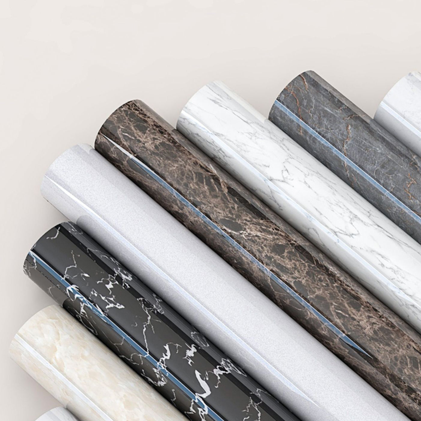 Marbling Peel & Stick Tile Stain Resistant Single Tile for Bathroom Backsplash Clearhalo 'Flooring 'Home Improvement' 'home_improvement' 'home_improvement_peel_stick_blacksplash' 'Peel & Stick Backsplash Tile' 'peel_stick_blacksplash' 'Walls & Ceilings' Walls and Ceiling' 7100940