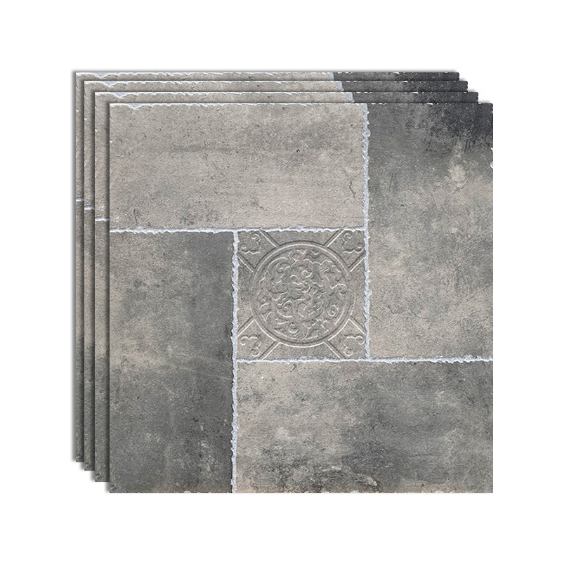 Modern Outdoor Floor Tile Square Straight Edge Vintage Floor Tile Light Gray Clearhalo 'Floor Tiles & Wall Tiles' 'floor_tiles_wall_tiles' 'Flooring 'Home Improvement' 'home_improvement' 'home_improvement_floor_tiles_wall_tiles' Walls and Ceiling' 7100954