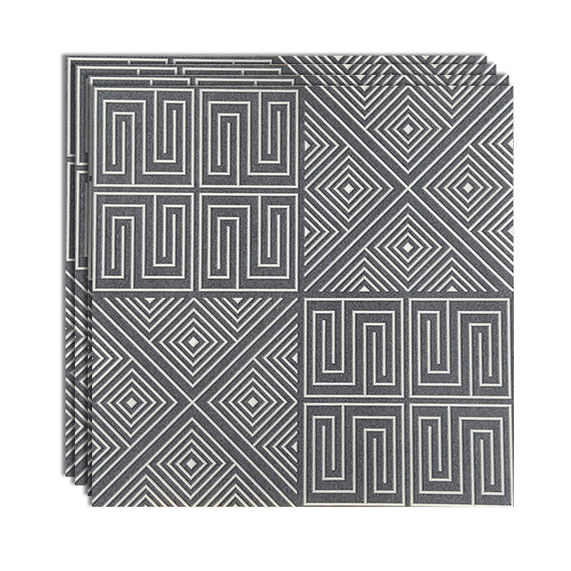 Modern Outdoor Floor Tile Square Straight Edge Vintage Floor Tile Light Heather Gray Clearhalo 'Floor Tiles & Wall Tiles' 'floor_tiles_wall_tiles' 'Flooring 'Home Improvement' 'home_improvement' 'home_improvement_floor_tiles_wall_tiles' Walls and Ceiling' 7100956