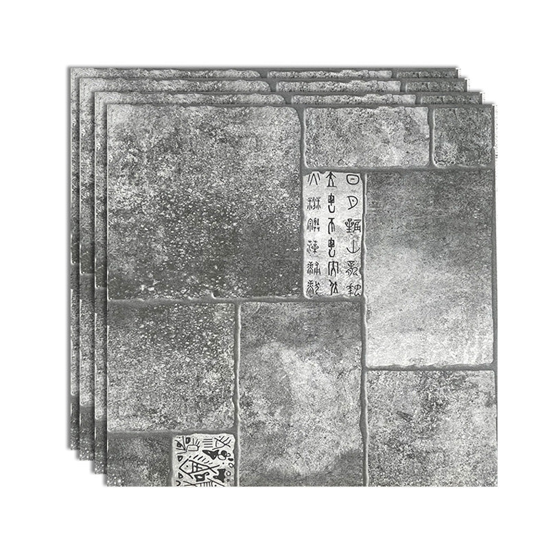 Modern Outdoor Floor Tile Square Straight Edge Vintage Floor Tile Gray-White Clearhalo 'Floor Tiles & Wall Tiles' 'floor_tiles_wall_tiles' 'Flooring 'Home Improvement' 'home_improvement' 'home_improvement_floor_tiles_wall_tiles' Walls and Ceiling' 7100961