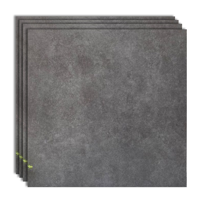 Modern Outdoor Floor Tile Square Straight Edge Vintage Floor Tile Black Clearhalo 'Floor Tiles & Wall Tiles' 'floor_tiles_wall_tiles' 'Flooring 'Home Improvement' 'home_improvement' 'home_improvement_floor_tiles_wall_tiles' Walls and Ceiling' 7100962