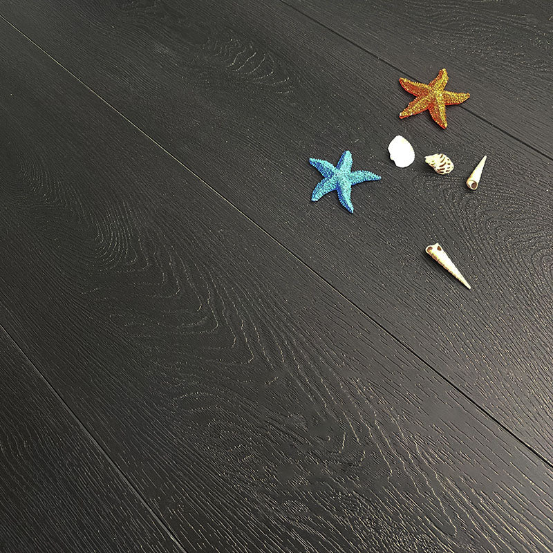 Waterproof Laminate Floor Wooden Scratch Resistant Rectangular Click Lock Laminate Floor Black Clearhalo 'Flooring 'Home Improvement' 'home_improvement' 'home_improvement_laminate_flooring' 'Laminate Flooring' 'laminate_flooring' Walls and Ceiling' 7100965
