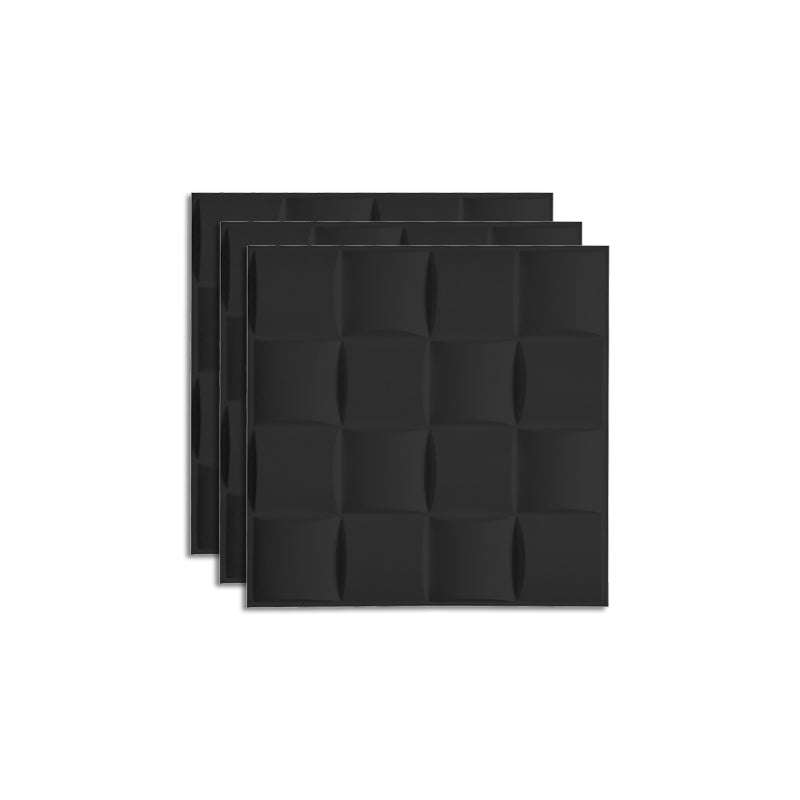 Contemporary Wall Paneling Peel and Press Antique Wall Access Panel in White and Black Black Clearhalo 'Flooring 'Home Improvement' 'home_improvement' 'home_improvement_wall_paneling' 'Wall Paneling' 'wall_paneling' 'Walls & Ceilings' Walls and Ceiling' 7101106