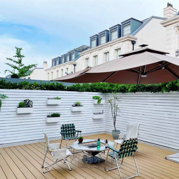 Embossed Patio Flooring Tiles Nailed Deck Tile Kit Outdoor Patio Clearhalo 'Home Improvement' 'home_improvement' 'home_improvement_outdoor_deck_tiles_planks' 'Outdoor Deck Tiles & Planks' 'Outdoor Flooring & Tile' 'Outdoor Remodel' 'outdoor_deck_tiles_planks' 7101187