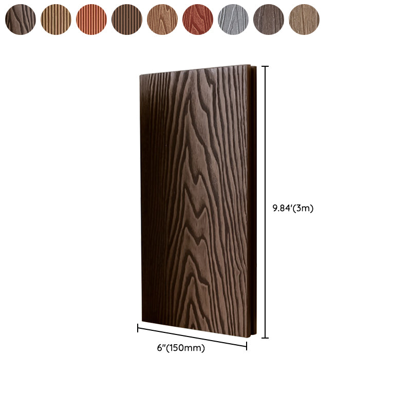 Outdoor Patio Deck Tile Kit Nailed Composite Embossed Deck Plank Clearhalo 'Home Improvement' 'home_improvement' 'home_improvement_outdoor_deck_tiles_planks' 'Outdoor Deck Tiles & Planks' 'Outdoor Flooring & Tile' 'Outdoor Remodel' 'outdoor_deck_tiles_planks' 7101244