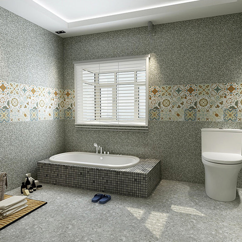 Bathroom Floor Wall Tile Ceramic Square Terrazzo Indoor Tile Clearhalo 'Floor Tiles & Wall Tiles' 'floor_tiles_wall_tiles' 'Flooring 'Home Improvement' 'home_improvement' 'home_improvement_floor_tiles_wall_tiles' Walls and Ceiling' 7101720