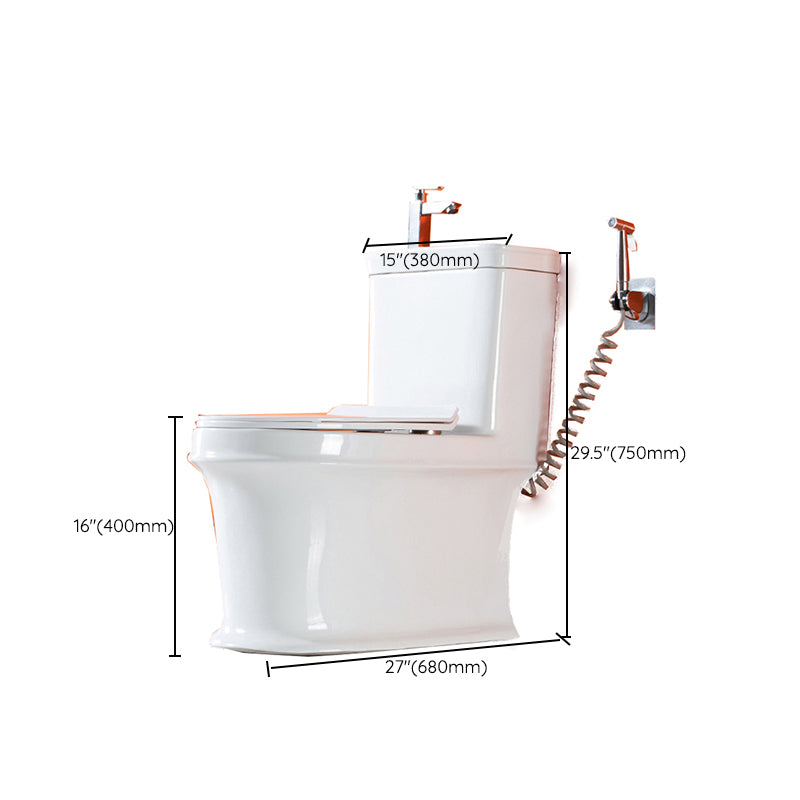 Modern Ceramic Toilet Bowl Floor Mounted Urine Toilet with Seat for Washroom Clearhalo 'Bathroom Remodel & Bathroom Fixtures' 'Home Improvement' 'home_improvement' 'home_improvement_toilets' 'Toilets & Bidets' 'Toilets' 7105321