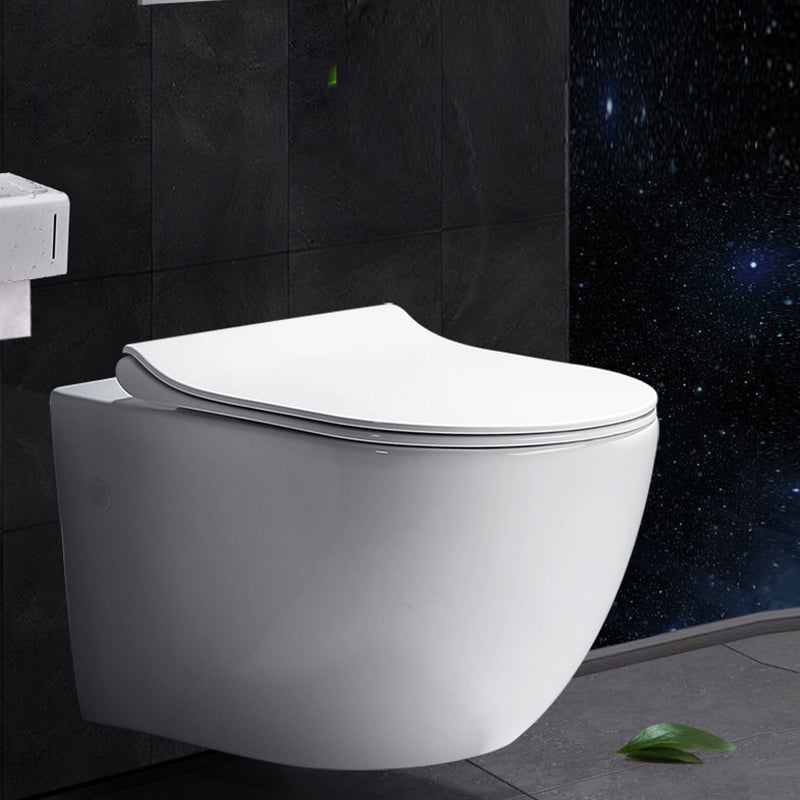 Contemporary One Piece Toilet Bowl Wall Hung Urine Toilet for Bathroom Clearhalo 'Bathroom Remodel & Bathroom Fixtures' 'Home Improvement' 'home_improvement' 'home_improvement_toilets' 'Toilets & Bidets' 'Toilets' 7105323