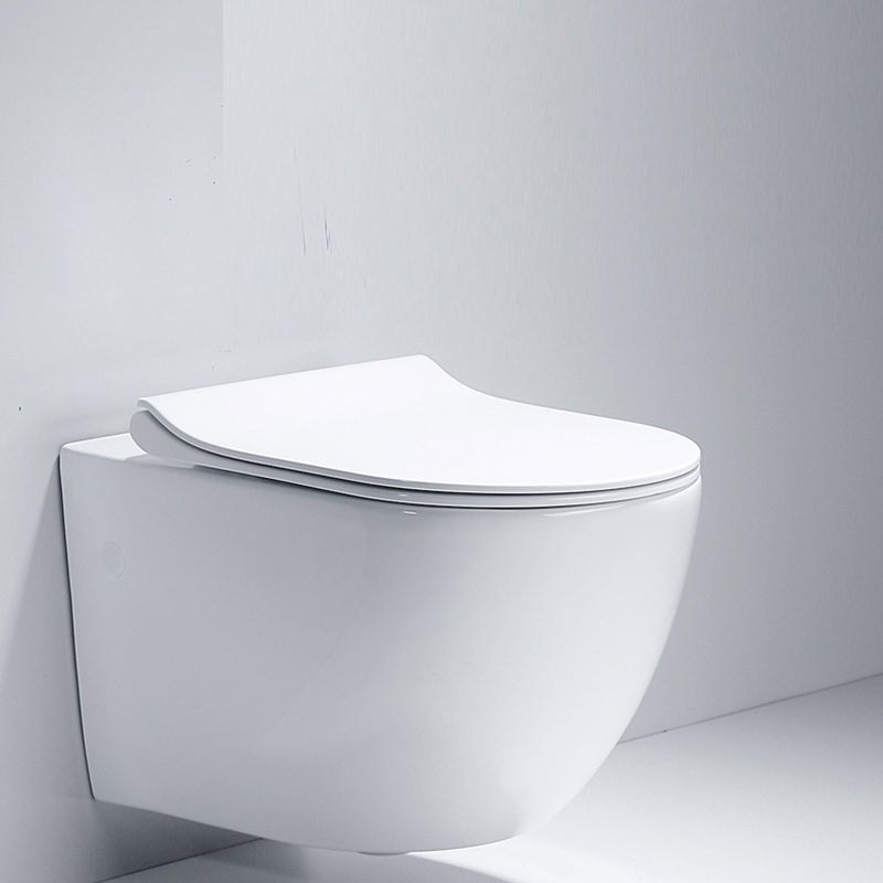 Contemporary One Piece Toilet Bowl Wall Hung Urine Toilet for Bathroom Clearhalo 'Bathroom Remodel & Bathroom Fixtures' 'Home Improvement' 'home_improvement' 'home_improvement_toilets' 'Toilets & Bidets' 'Toilets' 7105327