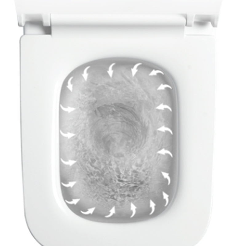 Contemporary One Piece Toilet Bowl Wall Hung Urine Toilet for Bathroom Clearhalo 'Bathroom Remodel & Bathroom Fixtures' 'Home Improvement' 'home_improvement' 'home_improvement_toilets' 'Toilets & Bidets' 'Toilets' 7105334