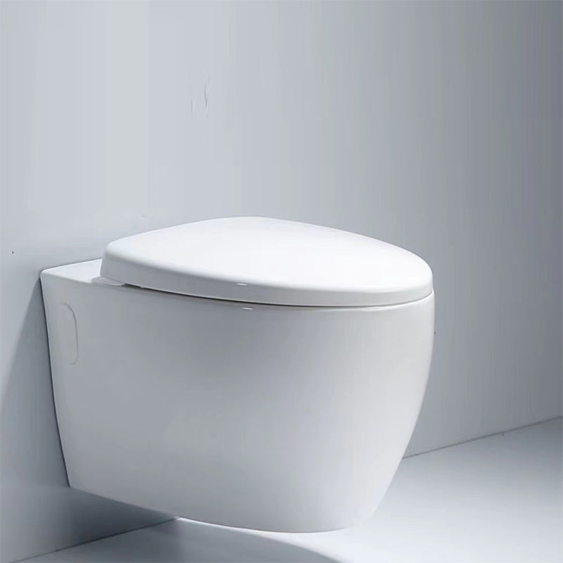Modern Ceramic White Flush Toilet Wall Hung Urine Toilet with Seat for Bathroom Clearhalo 'Bathroom Remodel & Bathroom Fixtures' 'Home Improvement' 'home_improvement' 'home_improvement_toilets' 'Toilets & Bidets' 'Toilets' 7105356
