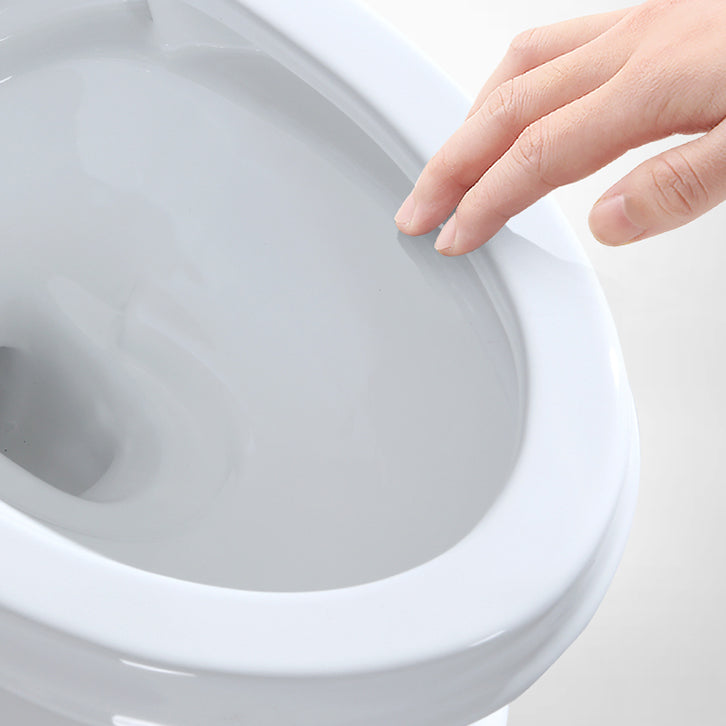 Contemporary Porcelain Flush Toilet Floor Mount One-Piece Toilet Urine Toilet Clearhalo 'Bathroom Remodel & Bathroom Fixtures' 'Home Improvement' 'home_improvement' 'home_improvement_toilets' 'Toilets & Bidets' 'Toilets' 7105423