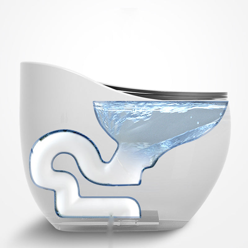 Modern Style Ceramic Flush Toilet All-In-One Toilet Bowl for Washroom Clearhalo 'Bathroom Remodel & Bathroom Fixtures' 'Home Improvement' 'home_improvement' 'home_improvement_toilets' 'Toilets & Bidets' 'Toilets' 7105538