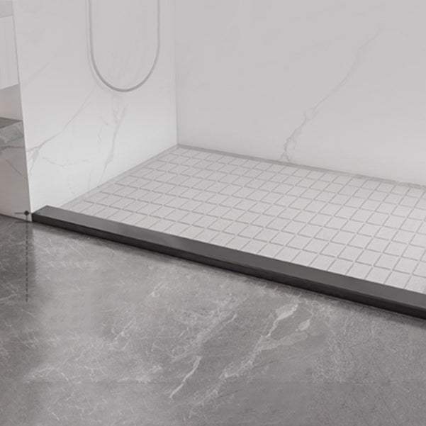 Semi Frameless Shower Door Tempered Double Sliding Shower Doors Clearhalo 'Bathroom Remodel & Bathroom Fixtures' 'Home Improvement' 'home_improvement' 'home_improvement_shower_tub_doors' 'Shower and Tub Doors' 'shower_tub_doors' 'Showers & Bathtubs' 7109217