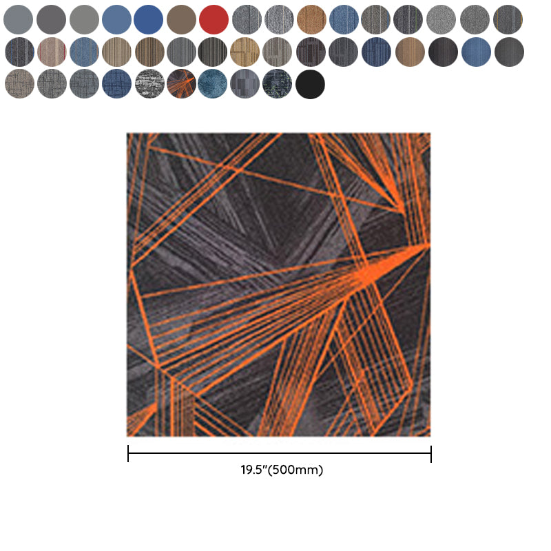 Modern Carpet Floor Tile Self Adhesive Level Loop Stain Resistant Carpet Tile Clearhalo 'Carpet Tiles & Carpet Squares' 'carpet_tiles_carpet_squares' 'Flooring 'Home Improvement' 'home_improvement' 'home_improvement_carpet_tiles_carpet_squares' Walls and Ceiling' 7110312