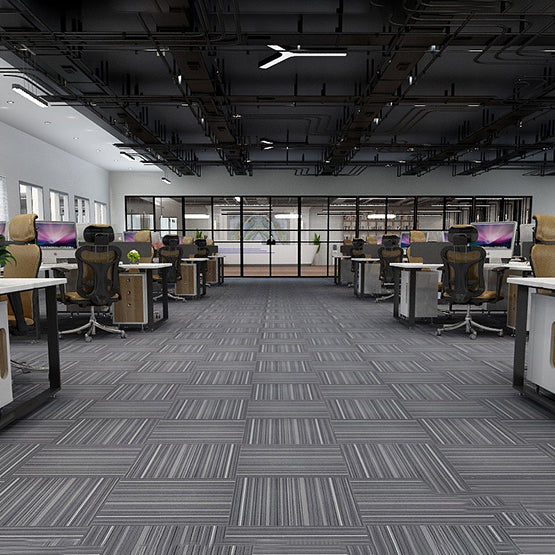 Carpet Tiles Solid Color Stain Resistant Multi Level Loop Indoor Carpet Tiles Clearhalo 'Carpet Tiles & Carpet Squares' 'carpet_tiles_carpet_squares' 'Flooring 'Home Improvement' 'home_improvement' 'home_improvement_carpet_tiles_carpet_squares' Walls and Ceiling' 7110330