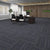 Carpet Tiles Solid Color Stain Resistant Multi Level Loop Indoor Carpet Tiles Matte Gray 107.6 sq ft. - 40 Pieces Clearhalo 'Carpet Tiles & Carpet Squares' 'carpet_tiles_carpet_squares' 'Flooring 'Home Improvement' 'home_improvement' 'home_improvement_carpet_tiles_carpet_squares' Walls and Ceiling' 7110332