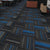 Modern Carpet Floor Tile Level Loop Self Adhesive Stain Resistant Carpet Tiles Black-Blue 40-Piece Set Clearhalo 'Carpet Tiles & Carpet Squares' 'carpet_tiles_carpet_squares' 'Flooring 'Home Improvement' 'home_improvement' 'home_improvement_carpet_tiles_carpet_squares' Walls and Ceiling' 7110349