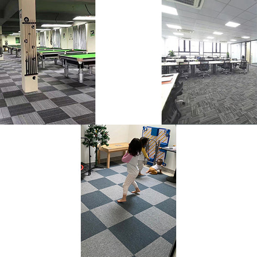 Modern Carpet Floor Tile Level Loop Self Adhesive Stain Resistant Carpet Tiles Clearhalo 'Carpet Tiles & Carpet Squares' 'carpet_tiles_carpet_squares' 'Flooring 'Home Improvement' 'home_improvement' 'home_improvement_carpet_tiles_carpet_squares' Walls and Ceiling' 7110352