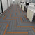 Modern Carpet Floor Tile Level Loop Self Adhesive Stain Resistant Carpet Tiles Grey/ Orange 40-Piece Set Clearhalo 'Carpet Tiles & Carpet Squares' 'carpet_tiles_carpet_squares' 'Flooring 'Home Improvement' 'home_improvement' 'home_improvement_carpet_tiles_carpet_squares' Walls and Ceiling' 7110387
