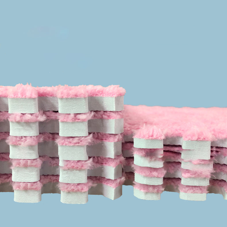 Modern Carpet Floor Tile Interlocking Plush Cut Non-Skid Tiles and Carpet Clearhalo 'Carpet Tiles & Carpet Squares' 'carpet_tiles_carpet_squares' 'Flooring 'Home Improvement' 'home_improvement' 'home_improvement_carpet_tiles_carpet_squares' Walls and Ceiling' 7110407