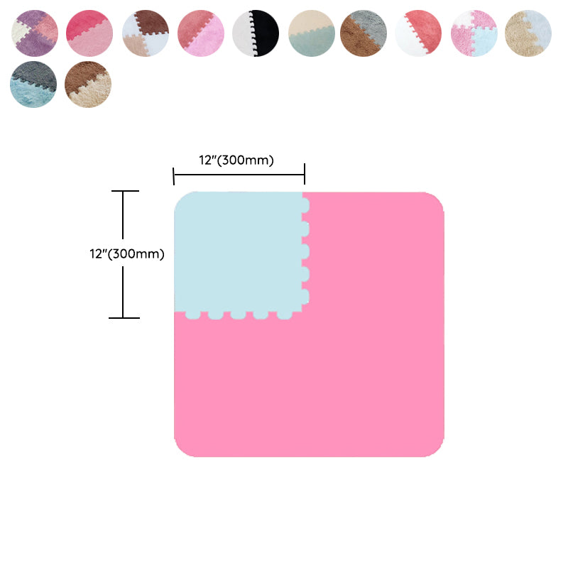 Modern Carpet Floor Tile Interlocking Plush Cut Non-Skid Tiles and Carpet Clearhalo 'Carpet Tiles & Carpet Squares' 'carpet_tiles_carpet_squares' 'Flooring 'Home Improvement' 'home_improvement' 'home_improvement_carpet_tiles_carpet_squares' Walls and Ceiling' 7110420