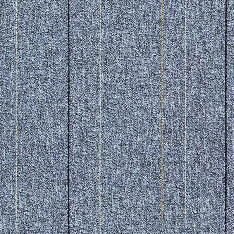 Modern Carpet Floor Tile Self Adhesive Level Loop Fade Resistant Carpet Tiles Light Gray Striped Clearhalo 'Carpet Tiles & Carpet Squares' 'carpet_tiles_carpet_squares' 'Flooring 'Home Improvement' 'home_improvement' 'home_improvement_carpet_tiles_carpet_squares' Walls and Ceiling' 7110490
