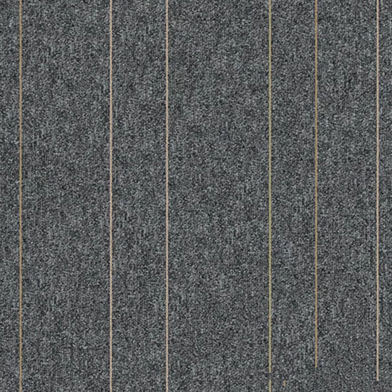 Modern Carpet Floor Tile Self Adhesive Level Loop Fade Resistant Carpet Tiles Gray White Striped Clearhalo 'Carpet Tiles & Carpet Squares' 'carpet_tiles_carpet_squares' 'Flooring 'Home Improvement' 'home_improvement' 'home_improvement_carpet_tiles_carpet_squares' Walls and Ceiling' 7110499