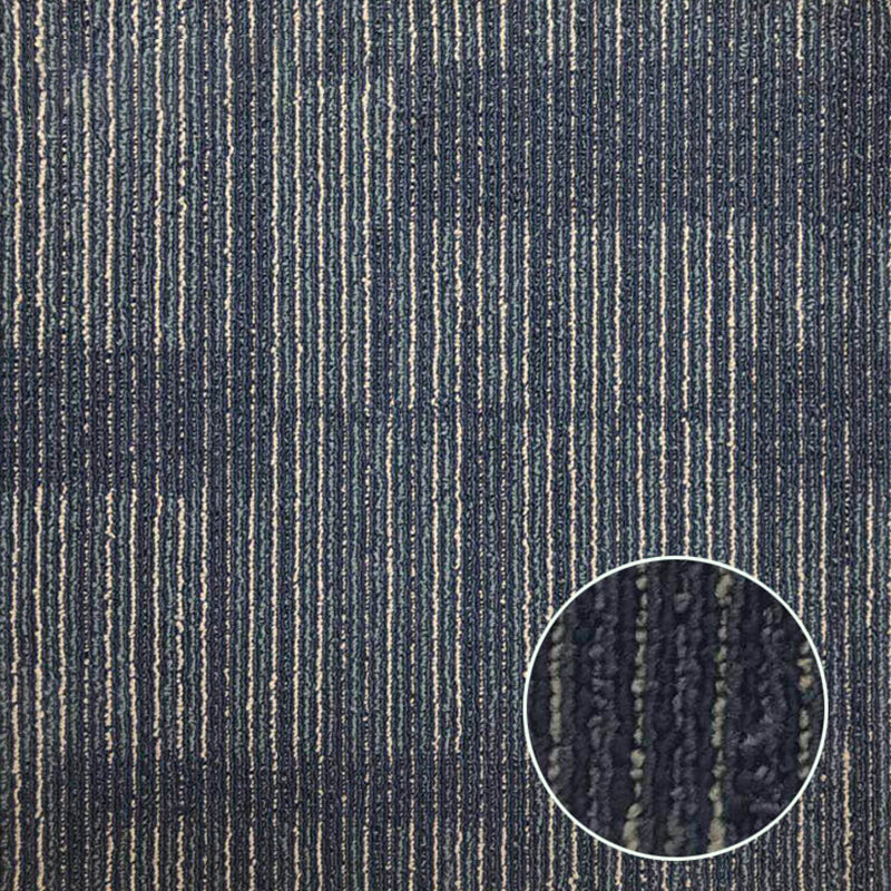 Modern Carpet Floor Tile Self Adhesive Level Loop Fade Resistant Carpet Tiles Ocean Blue Clearhalo 'Carpet Tiles & Carpet Squares' 'carpet_tiles_carpet_squares' 'Flooring 'Home Improvement' 'home_improvement' 'home_improvement_carpet_tiles_carpet_squares' Walls and Ceiling' 7110509
