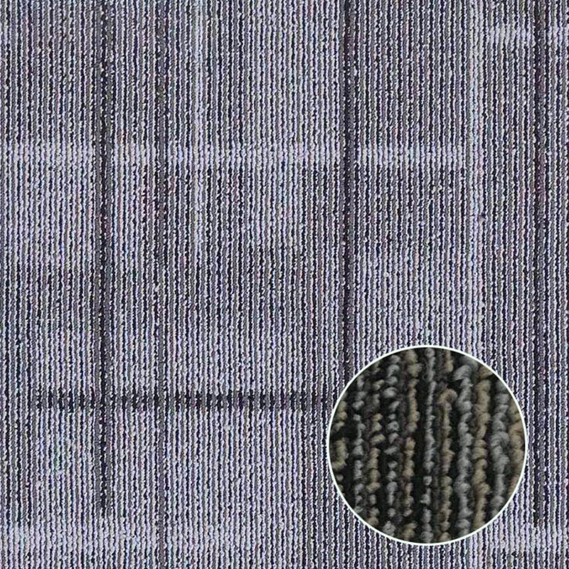 Modern Carpet Floor Tile Self Adhesive Level Loop Fade Resistant Carpet Tiles Coffee - Gray Asphalt Clearhalo 'Carpet Tiles & Carpet Squares' 'carpet_tiles_carpet_squares' 'Flooring 'Home Improvement' 'home_improvement' 'home_improvement_carpet_tiles_carpet_squares' Walls and Ceiling' 7110511