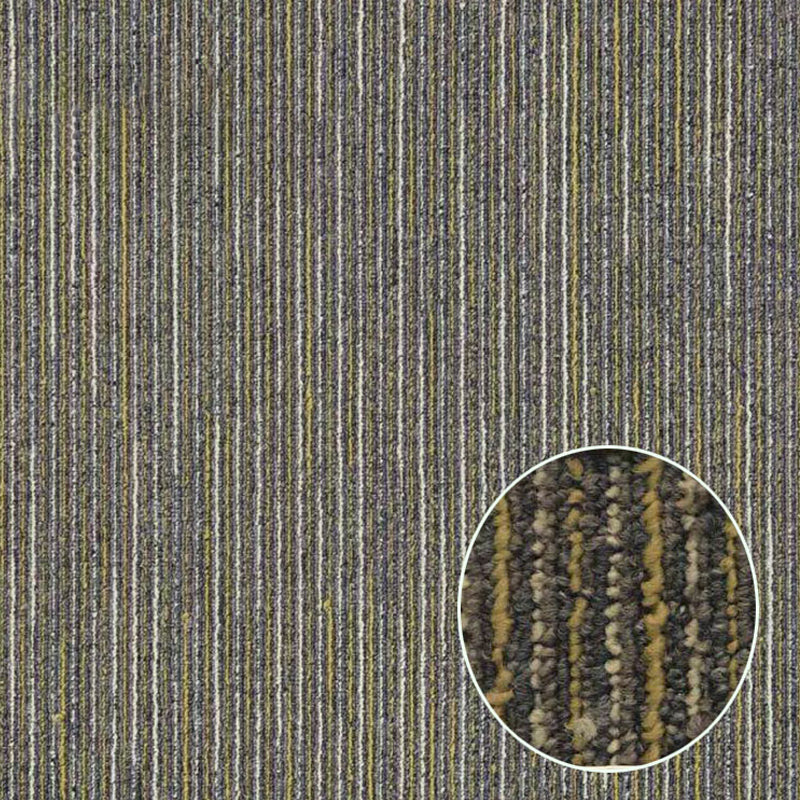 Modern Carpet Floor Tile Self Adhesive Level Loop Fade Resistant Carpet Tiles Dark Beige Asphalt Clearhalo 'Carpet Tiles & Carpet Squares' 'carpet_tiles_carpet_squares' 'Flooring 'Home Improvement' 'home_improvement' 'home_improvement_carpet_tiles_carpet_squares' Walls and Ceiling' 7110515