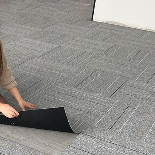 Modern Carpet Floor Tile Adhesive Tabs Level Loop Odor Resistant Carpet