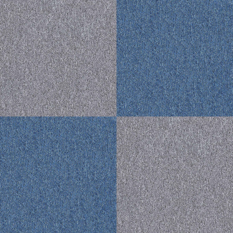 Modern Carpet Floor Tile Adhesive Tabs Level Loop Odor Resistant Carpet Tiles Grey Blue Clearhalo 'Carpet Tiles & Carpet Squares' 'carpet_tiles_carpet_squares' 'Flooring 'Home Improvement' 'home_improvement' 'home_improvement_carpet_tiles_carpet_squares' Walls and Ceiling' 7110535
