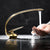 Unique Bathroom Faucet Waterfall Spout Brass Washroom Faucet Rose Gold Clearhalo 'Bathroom Remodel & Bathroom Fixtures' 'Bathroom Sink Faucets' 'Bathroom Sinks & Faucet Components' 'bathroom_sink_faucets' 'Home Improvement' 'home_improvement' 'home_improvement_bathroom_sink_faucets' 7110617