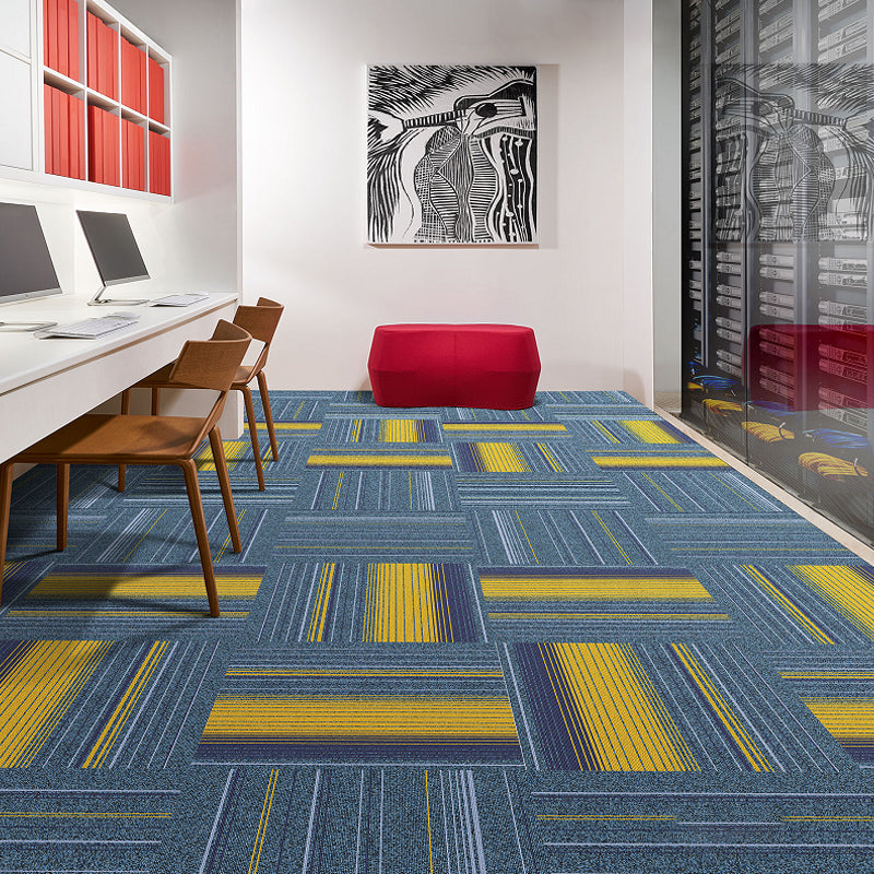 Self Adhesive Carpet Tiles Non-Skid Carpet Tiles for Living Room and Bedroom Clearhalo 'Carpet Tiles & Carpet Squares' 'carpet_tiles_carpet_squares' 'Flooring 'Home Improvement' 'home_improvement' 'home_improvement_carpet_tiles_carpet_squares' Walls and Ceiling' 7110665