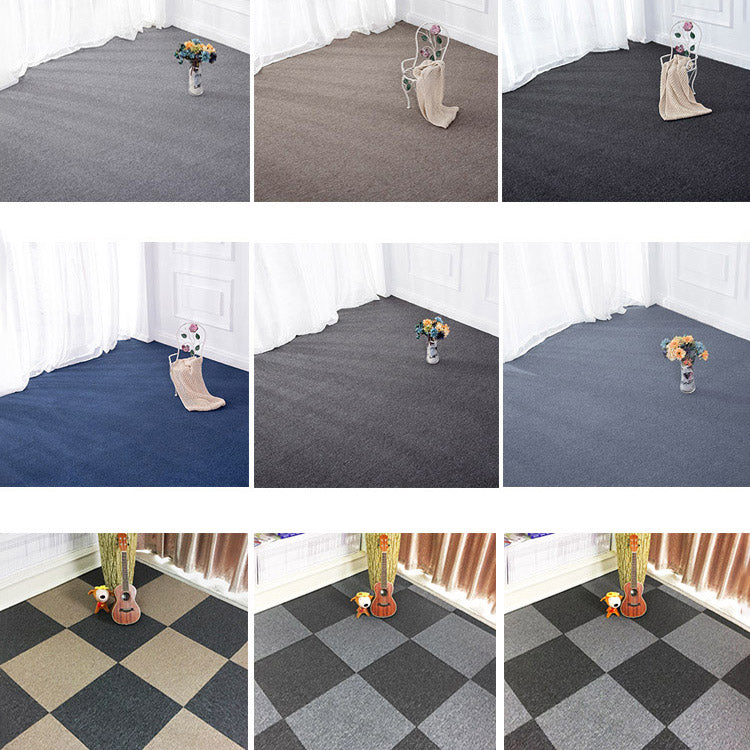 Self Adhesive Carpet Tiles Non-Skid Carpet Tiles for Living Room and Bedroom Clearhalo 'Carpet Tiles & Carpet Squares' 'carpet_tiles_carpet_squares' 'Flooring 'Home Improvement' 'home_improvement' 'home_improvement_carpet_tiles_carpet_squares' Walls and Ceiling' 7110675