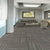 Self Adhesive Carpet Tiles Non-Skid Carpet Tiles for Living Room and Bedroom Brown-Grey Vinyl Clearhalo 'Carpet Tiles & Carpet Squares' 'carpet_tiles_carpet_squares' 'Flooring 'Home Improvement' 'home_improvement' 'home_improvement_carpet_tiles_carpet_squares' Walls and Ceiling' 7110692