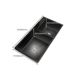 Contemporary Style Kitchen Sink Stainless Steel Drop-In Kitchen Double Sink Clearhalo 'Home Improvement' 'home_improvement' 'home_improvement_kitchen_sinks' 'Kitchen Remodel & Kitchen Fixtures' 'Kitchen Sinks & Faucet Components' 'Kitchen Sinks' 'kitchen_sinks' 7110908