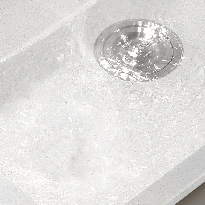 Kitchen Sink Ceramic Rectangular Anti-spill Pull-out Faucet Sink Clearhalo 'Home Improvement' 'home_improvement' 'home_improvement_kitchen_sinks' 'Kitchen Remodel & Kitchen Fixtures' 'Kitchen Sinks & Faucet Components' 'Kitchen Sinks' 'kitchen_sinks' 7110966