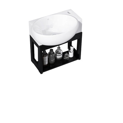 Contemporary Bathroom Sink Vanity Metal Wall-Mounted Bathroom Sink Vanity Bathroom Vanity 16"L x 9"W x 17"H