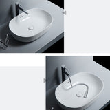 White Vessel Sink Faucet Porcelain Bathroom Sink with Pop-Up Drain Clearhalo 'Bathroom Remodel & Bathroom Fixtures' 'Bathroom Sinks & Faucet Components' 'Bathroom Sinks' 'bathroom_sink' 'Home Improvement' 'home_improvement' 'home_improvement_bathroom_sink' 7111225