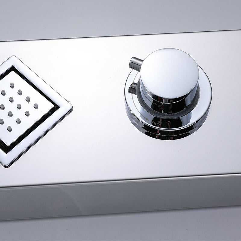 Shower System Stainless Steel Shower Hose Wall Mounted Modern Handshower Shower System Clearhalo 'Bathroom Remodel & Bathroom Fixtures' 'Home Improvement' 'home_improvement' 'home_improvement_shower_faucets' 'Shower Faucets & Systems' 'shower_faucets' 'Showers & Bathtubs Plumbing' 'Showers & Bathtubs' 7111478