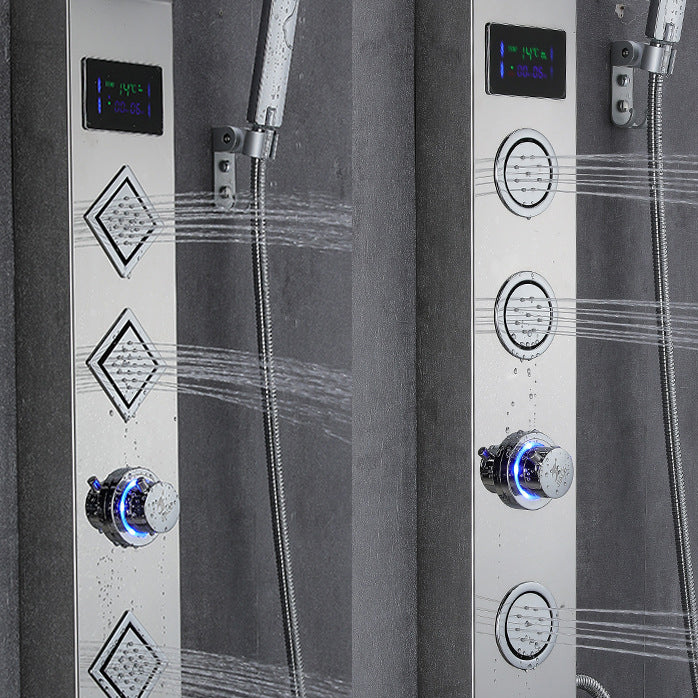 Shower System Stainless Steel Shower Hose Wall Mounted Modern Handshower Shower System Clearhalo 'Bathroom Remodel & Bathroom Fixtures' 'Home Improvement' 'home_improvement' 'home_improvement_shower_faucets' 'Shower Faucets & Systems' 'shower_faucets' 'Showers & Bathtubs Plumbing' 'Showers & Bathtubs' 7111480