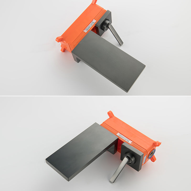 Modern Bathroom Faucet Solid Color Wall Mounted Bath Faucet Trim Clearhalo 'Bathroom Remodel & Bathroom Fixtures' 'Bathtub Faucets' 'bathtub_faucets' 'Home Improvement' 'home_improvement' 'home_improvement_bathtub_faucets' 7111561