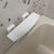 Waterfall Bathtub Faucet Wall Mounted Bathroom Faucet with Two Handle White Clearhalo 'Bathroom Remodel & Bathroom Fixtures' 'Bathtub Faucets' 'bathtub_faucets' 'Home Improvement' 'home_improvement' 'home_improvement_bathtub_faucets' 7111626